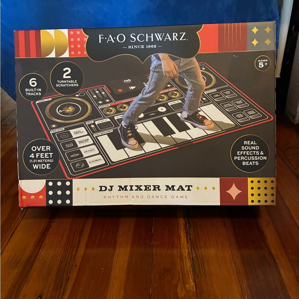 FAO schwarz DJ mixer mat